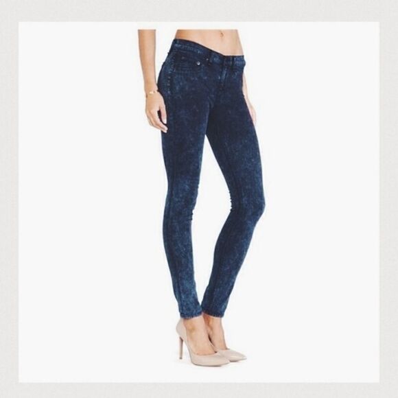 Rag & Bone Jeans Sz 27 ‘The Legging’ Rosebowl Navy - Picture 1 of 8